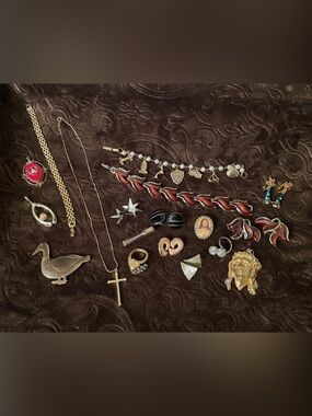 Vintage Assorted Women’s costume Jewelry Lot — clip and pierced earrings